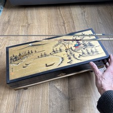 Vtg Japanese gold Lacquered