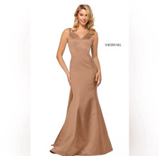 Sherri Hill 52540 Dark Nude
