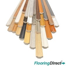 Long Pack 10 x 2.4m Length Polymer Laminate Floor Scotia Beading in 30 Colours