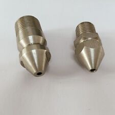 Pressure Washer Drain Sewer Cleaning Jetter Nozzle 3/8" 9 Jets Male 1/4" 4 Jet