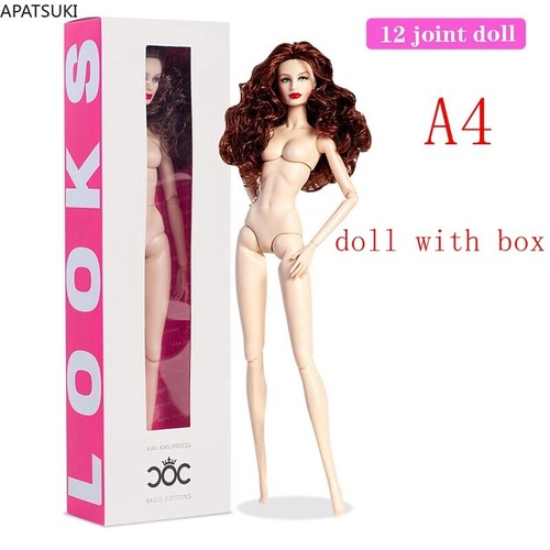 Bjd doll wavy hair 12 - 1/6, 12"
