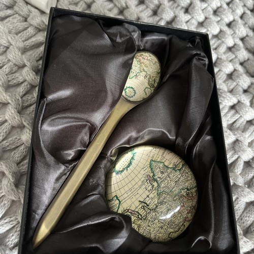 Harvey makin glass paperweight - harvey,