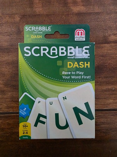 Scrabble dash card game - dash,