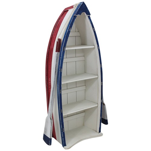 Boat shelf with - , paddle