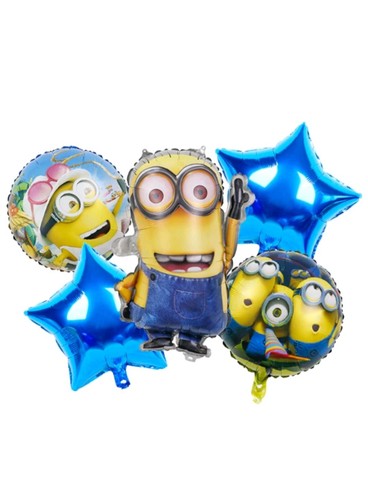Minion foil balloons - foil, birthday
