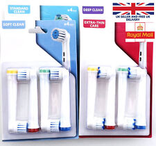 ORAL B Braun Compatible Toothbrush Heads Replacement Brush Head Soft Deep Clean