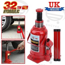 32 Ton Bottle Jack Heavy Duty Hydraulic Lifting Ram Car Van Boat Truck Caravan