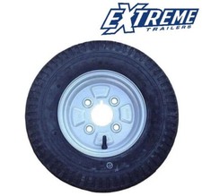 Extreme 8" 4.00-8  Imperial Wheel and Tyre Boat Trailer Axle 101.6mm PCD