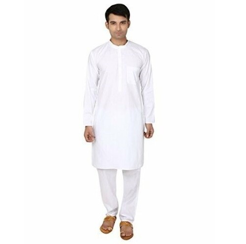 New white cotton kurta - kurta, pajama
