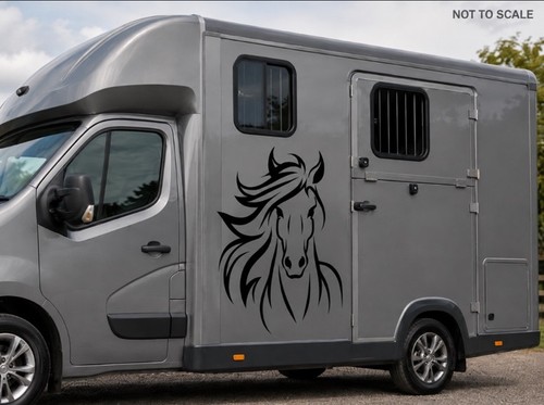 Horse head vinyl decal - vinyl,