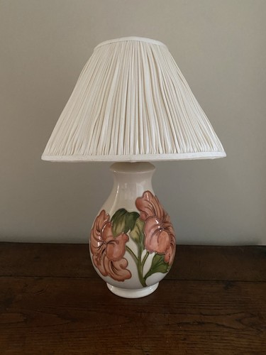 Moorcroft hibiscus lamp base - ,