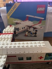Vintage LEGO Town Med-Star Rescue Plane 6356 - Complete with Instructions & Box