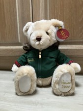 HARRODS 2020 NICHOLAS   BEAR FOOT DATED TEDDY BEAR 32cms brand new