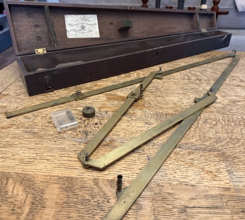 Antique pantograph drawing - antique,