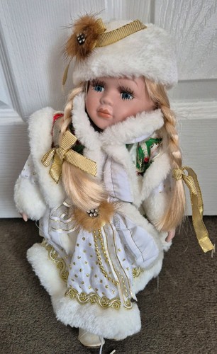 Vintage porcelain doll - vintage,
