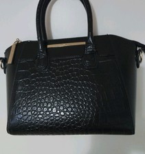 Jasper Conran Black Mock Croc