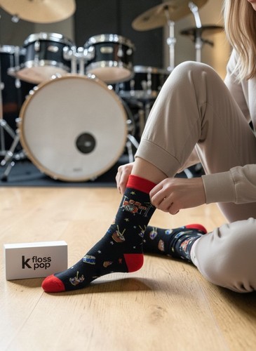 Drum kit socks gift set - kit,