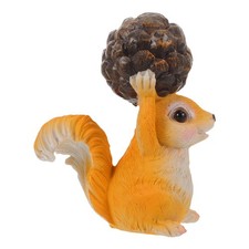  Simulation Squirrel Ornament: Resin Animal Figurine for Outdoor Garden Decor -