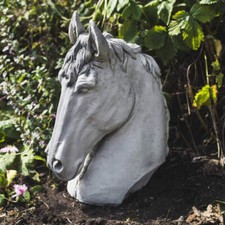 Small horse head - head, garden