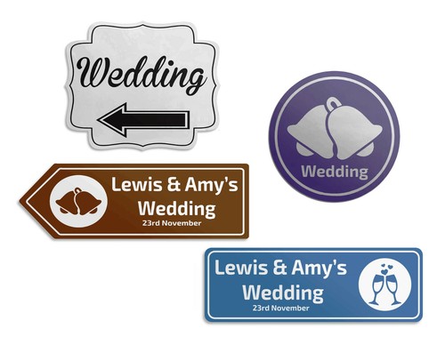 Personalised wedding direction - personalised,