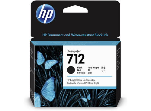 712 black designjet - hp,