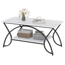 COSTWAY Modern Faux Marble