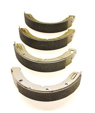 A SET OF FOUR REAR BRAKE SHOES
