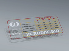 ADESIVO RODAGGIO INNOCENTI MINI MINOR MK3 | velocità massime | 15x6,6 cm