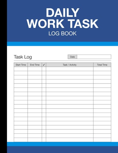 Daily work task log - log, time
