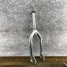 Hoffman Bikes BMX Fork 20in Chrome 1 1/8 Threadless Mid School Dropout Boss