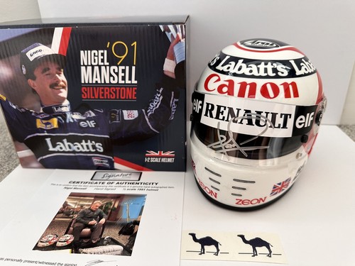 Nigel mansell signed 1991 - nigel,