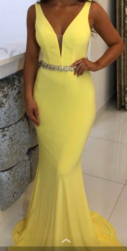 Amazing yellow formal - so, gala