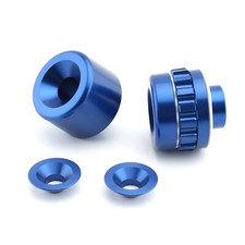 Blue Motorcycle Handlebar