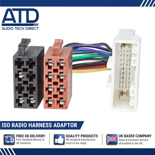 Iso radio adaptor for - iso, fiat