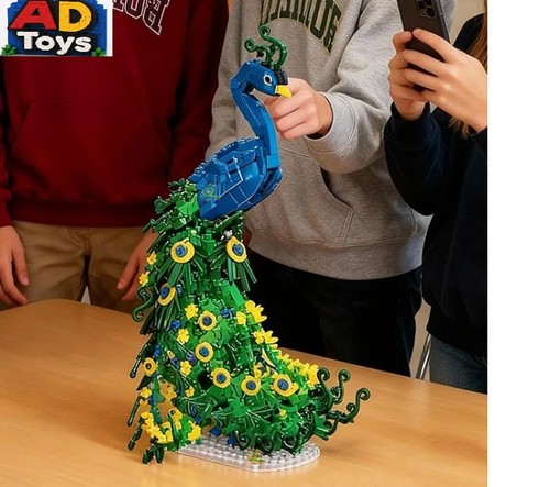 Peacock animal model building - peacock,