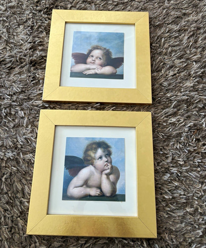 Gold square wood photo - gold,