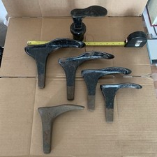 Antique Cast Iron Cobbler Shoe Last Set – Industrial Decor Prop Vintage