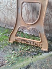 Cast Iron Bench Legs in vintage industrial style