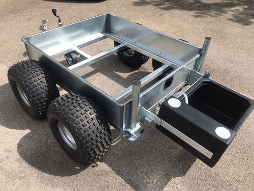 Twin axle ibc trailer atv - axle,
