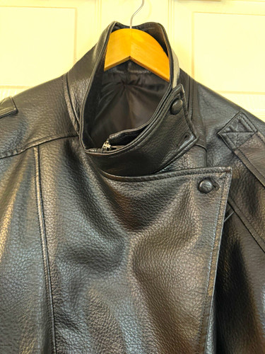 Unisex black faux leather - unisex,