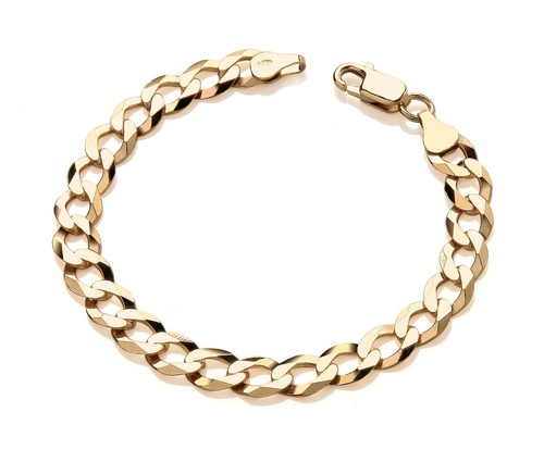 Men 9ct yellow gold on - men's,