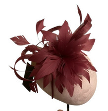 Women Flower Feather Hair Hat