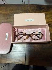 Miu Miu SMU04Z Oval Tortoise
