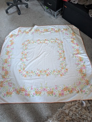 Vintage 60 tablecloth - ×,