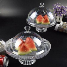 Cake Stand With Dome Cover Clear Cake Stand With Lid Wedding Functions Cake Set