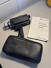 Bell & Howell Autoload Super 8 Camera - Model 492 - Original Instructions & Case
