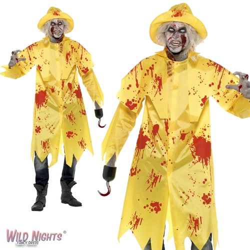 Mens zombie fisherman costume - mens,
