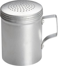 Aluminum Dredger Shaker For Sugar Flour Cinnamon Kitchen Bbq 10 Oz Capacity