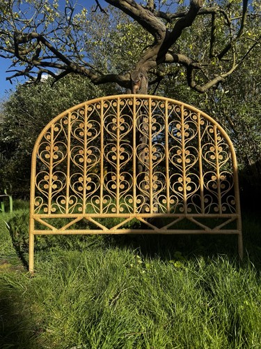 Vintage bamboo rattan heart - rattan,