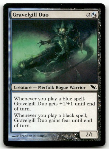 Gravelgill duo shadowmoor mtg - gravelgill,